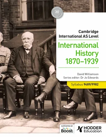 Cambridge International AS Level: International History 1870-1939 Boost eBook