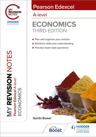 My Revision Notes: Edexcel A Level Economics Third Edition