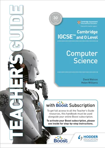 Cambridge IGCSE and O Level Computer Science Teacher's Guide with Boost Subscription