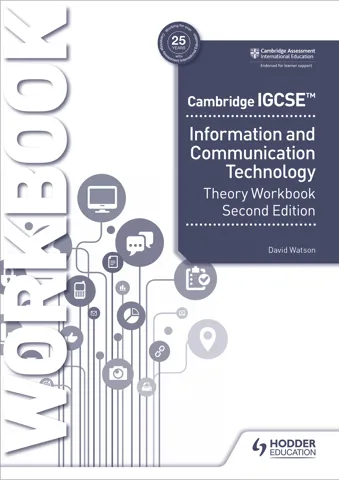 Cambridge IGCSE Information and Communication Technology Theory Workbook Second Edition