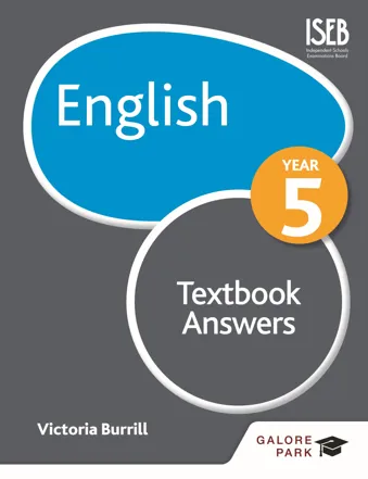 English Year 5 Answers PDF