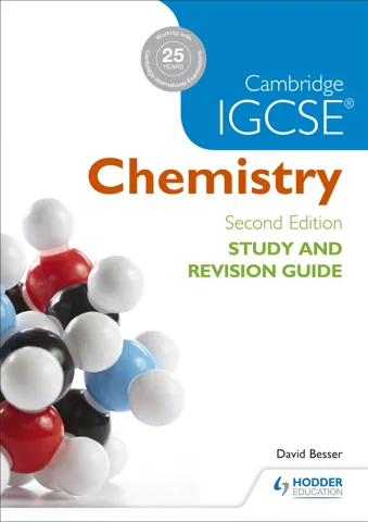 Cambridge IGCSE Chemistry Study and Revision Guide