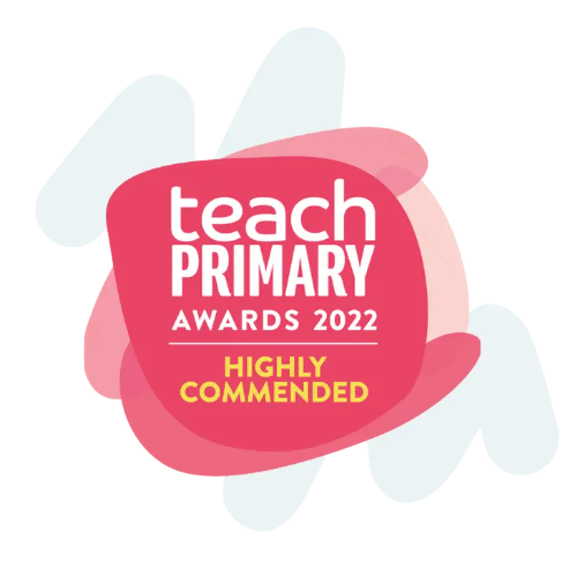 Pink Teach Primary Award logo