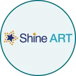 shine logo in circle